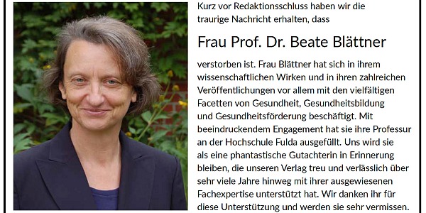 Frau Prof. Dr. Beate Blättner verstorben anzeige_blaettner.jpg
