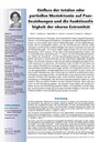 Einfluss der totalen oder partiellen Mastektomie auf Paarbeziehungen und die Funktionsfähigkeit der oberen Extremität