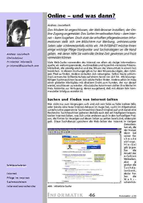 [doc_201096] Online – und was dann?