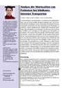 Analyse der Wartezeiten von Patienten bei klinikums-internen Transporten