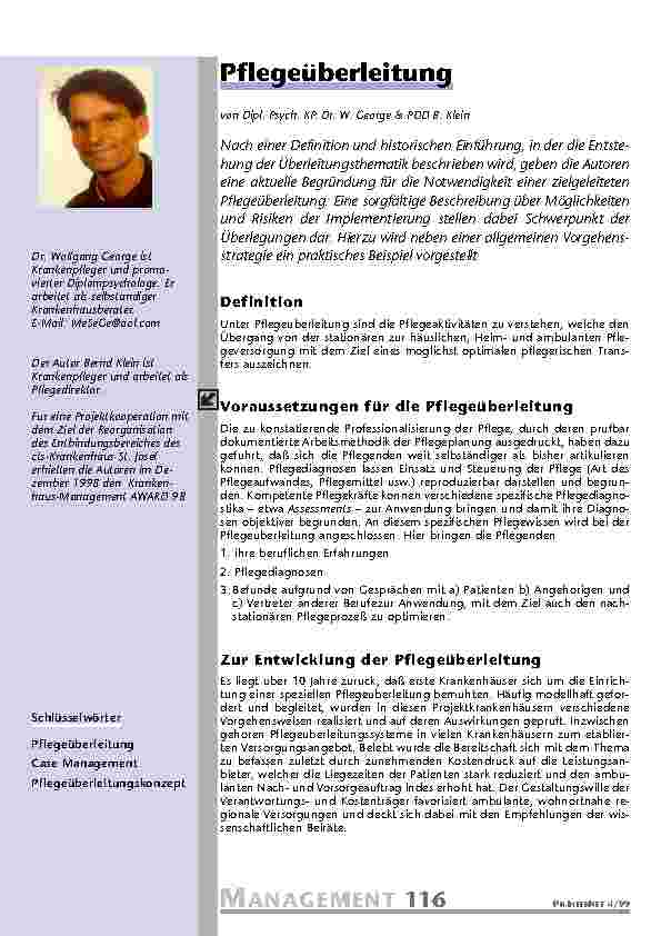 Pflegeüberleitung