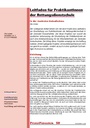 Leitfaden für PraktikantInnen der Rettungsdienstschule