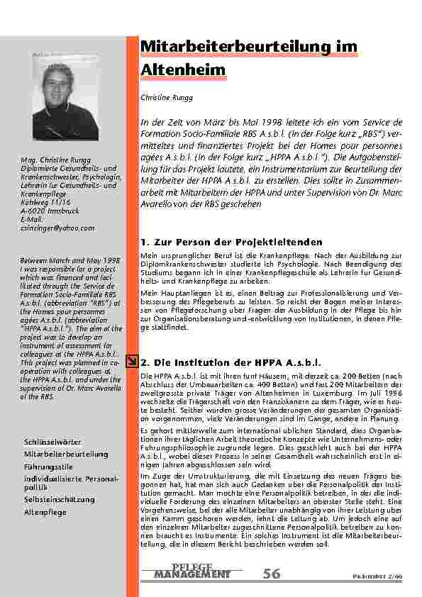 [doc_201008] Mitarbeiterbeurteilung im Altenheim