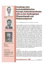 Grundzüge eines hochschuldidaktischen Konzepts fächerübergreifender Lehre in den Studiengängen Pflegepädagogik und Pflegemanagement