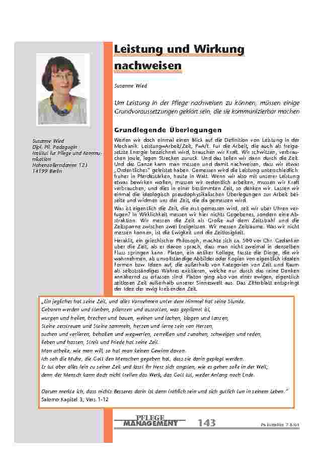 [doc_200898] Leistung und Wirkung nachweisen