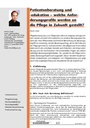 Patientenberatung und -edukation – welche Anforderungsprofile werden an die Pflege in Zukunft gestellt?