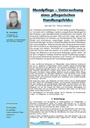 Mundpflege – Untersuchungeines pflegerischenHandlungsfeldes