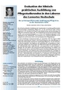 Evaluation der klinisch-praktischen Ausbildung von Pflegestudierenden in den Laboren des Lernortes Hochschule – Der primärqualifizierende Studiengang Pflege B. Sc. an der Hochschule Fulda
