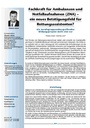 Fachkraft für Ambulanzen und Notfallaufnahmen (ZNA) – ein neues Betätigungsfeld für Rettungsassistenten? Ein berufsgruppenübergreifendes Bildungsprojekt stellt sich vor