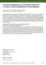 Lernprozessbegleitung als Unterstützungsformat in dualen und berufsbegleitenden Studiengängen