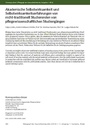 Akademische Selbstwirksamkeit und Selbstwirksamkeitserfahrungen von nicht-traditionell Studierenden von pflegewissenschaftlichen Studiengängen