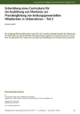 Entwicklung eines Curriculums für die Ausbildung von Mentoren zur Praxisbegleitung von leistungsgewandelten Mitarbeitern in Unternehmen – Teil 2