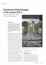 68 ICD-11 Psychische Erkrankungen in der neuen ICD-11 Logik und praktischer Nutzen für Profis und Betroffene