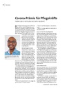 Corona-Prämie für Pflegekräfte. Haben denn nicht alle viel mehr verdient?