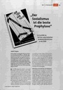 Der Sozialismus ist die beste Prophylaxe