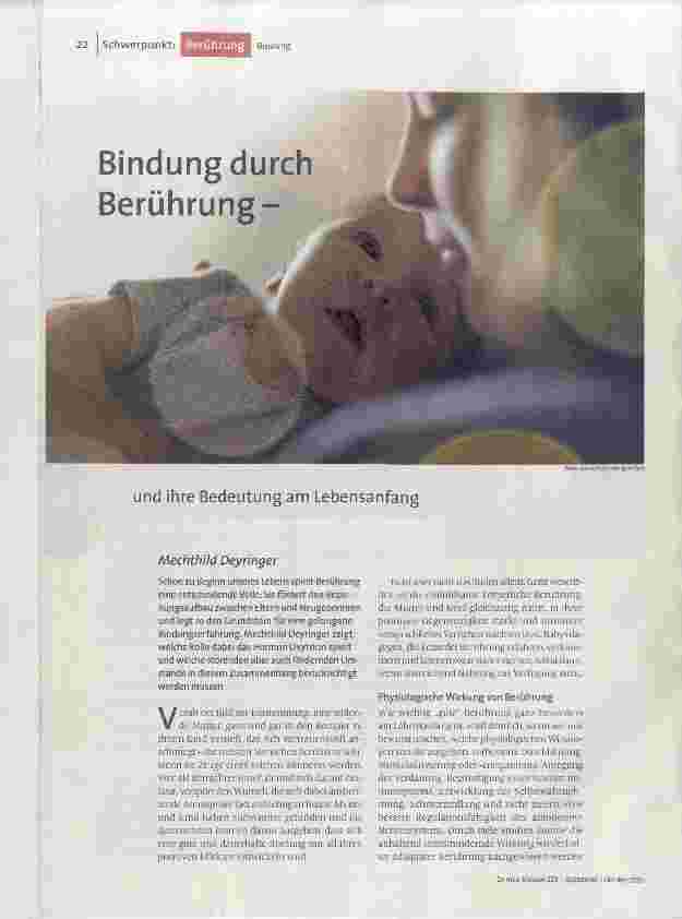 Bindung durch Berührung