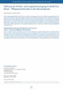 Stärkung der Primärund Langzeitversorgung im ländlichen Raum - Pflegesprechstunde in der Hausarztpraxis