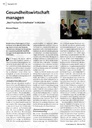 Gesundheitswirtschaft managen