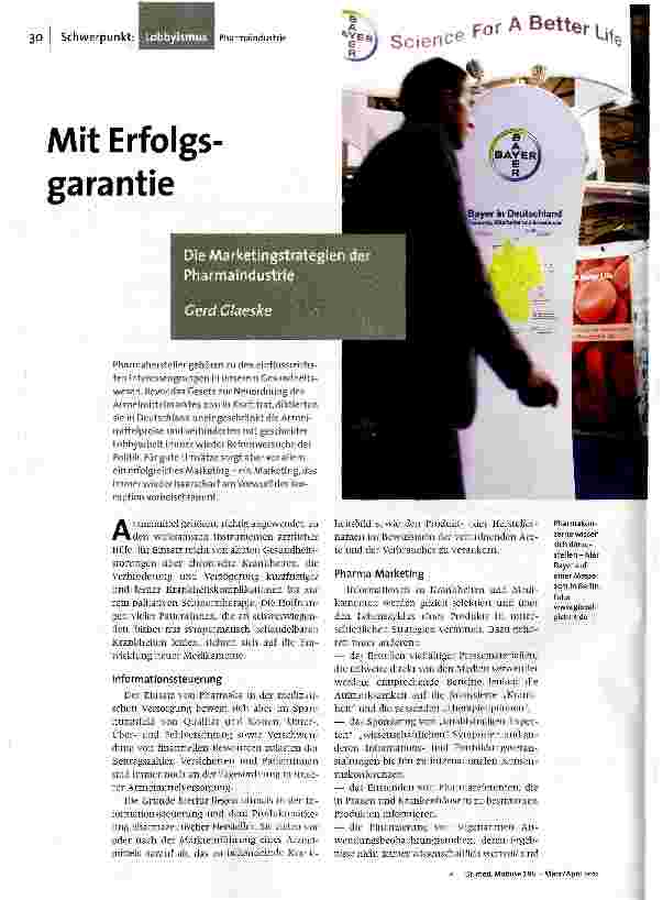 Mit Erfolgsgarantie