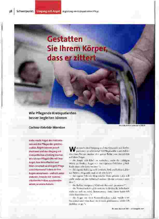 Gestatten Sie Ihrem Körper, dass er zittert!