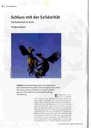 Schluss mit der Solidarität