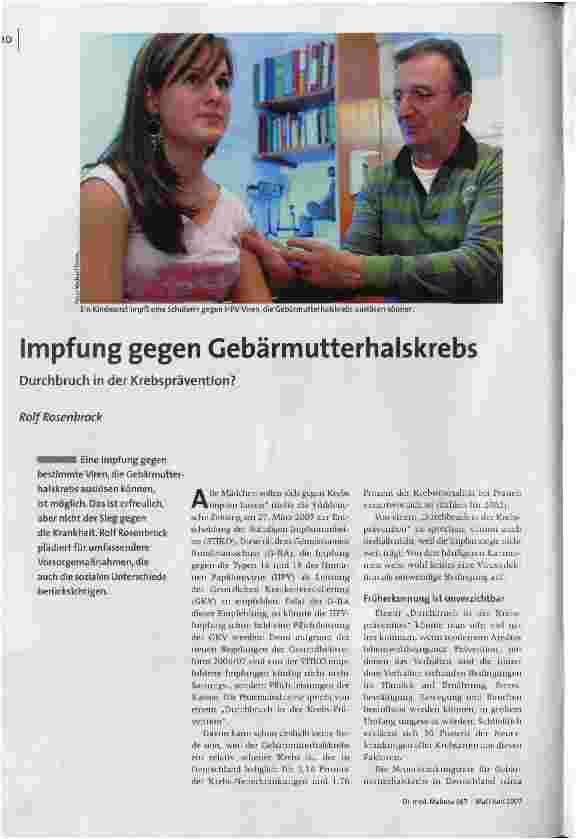 [doc_97993] Impfung gegen Gebärmutterhalskrebs
