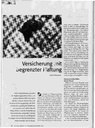 Versicherung mit begrenzter Haftung