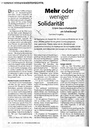 Mehr oder weniger Solidarität Grüne Gesundheitspolitik am Scheideweg?