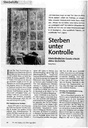 Sterben unter Kontrolle Niederländisches Gesetz erlaubt aktive Sterbehilfe