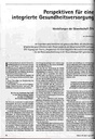 Perspektiven für eine integrierte Gesundheitsversorgung Vorstellungen der Gewerkschaft ÖTV