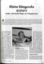 Kleine Känguruhs Sanfte, individuelle Pflege von Frühgeborenen