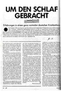 Um den Schlaf gebracht Erfahrungen in einem ganz normalen deutschen Krankenhaus