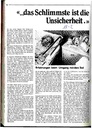 ...das Schlimmste ist die Unsicherheit.