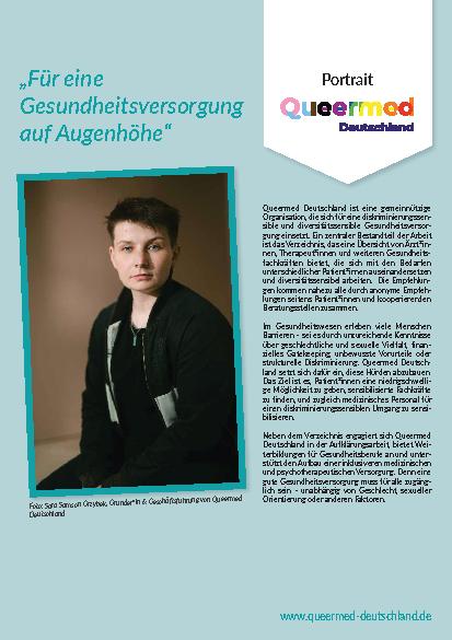 Für eine Gesundheitsversorgung auf Augenhöhe. Offen. bunt. Gemeinsam