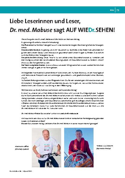 Dr. med. Mabuse sagt auf WieDer. sehen.