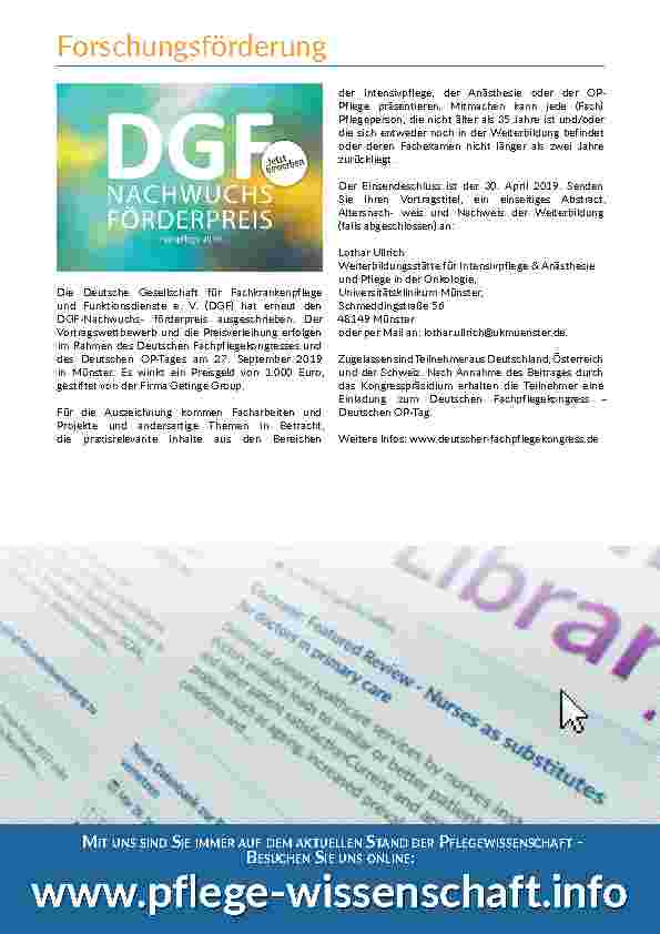 Forschungsförderung