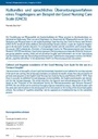 Kulturelles und sprachliches übersetzungsverfahren eines Fragebogens am Beispiel der Good Nursing Care Scale (GNCS)
